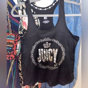juicy couture racerback tank top